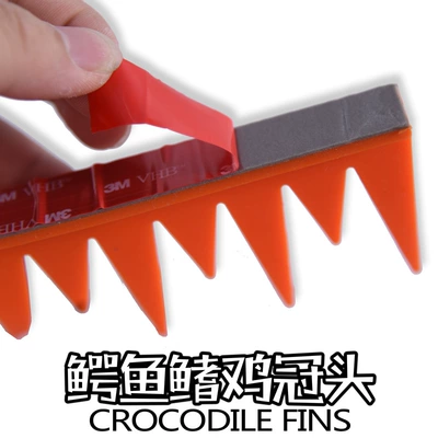 Silicone Crocodile Fin Motorcycle Motorcycle Safety Supplies