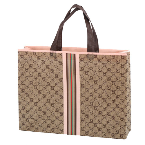 Laminated non-woven bag fashion clothing store hand shopping bag advertising non-woven hand bag