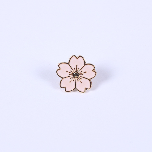 Japanese-style cute Harajuku metal badge with oil-drop design, girls' JK uniform pin, adorable corsage