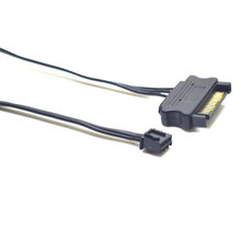 �S��SATA 5V 12V 15Pin���^��24AWG��a�~��X�C��􎧟��l�Դ��