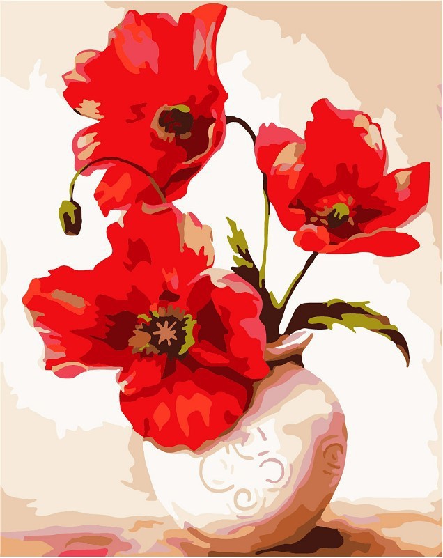 Floral Digital Oil Painting