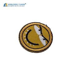 服装刺绣标满绣emoji表情刺绣布贴毛毡布电脑机绣花徽章补丁贴