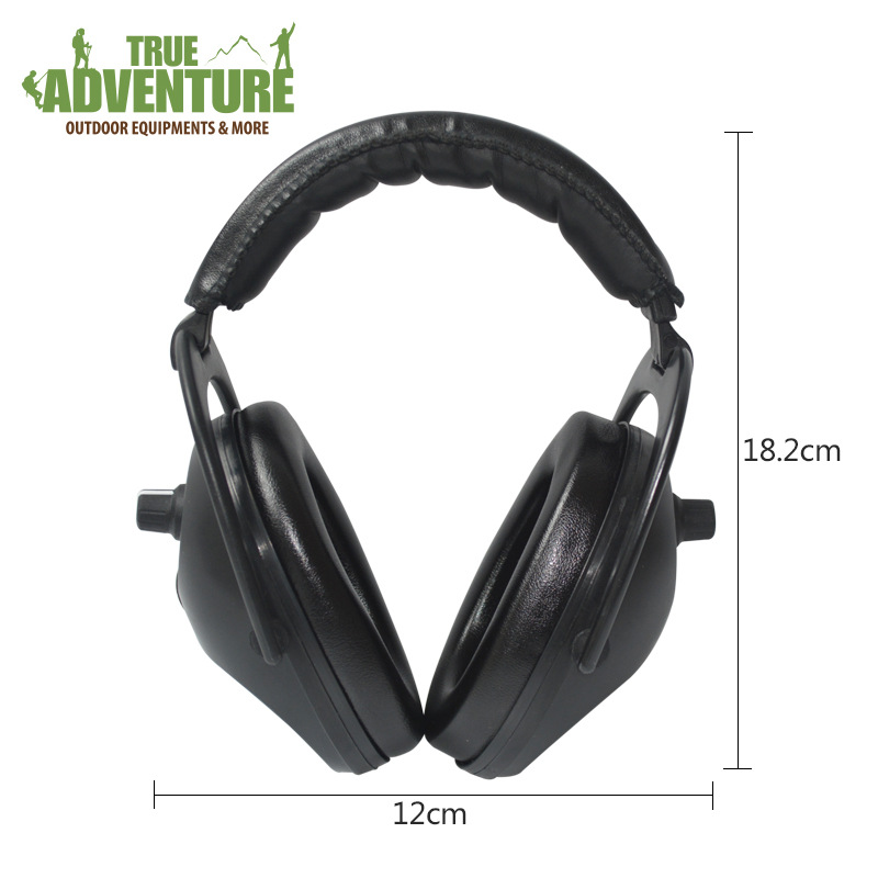 TB11-011B 검정색 방음 사냥 헤드폰