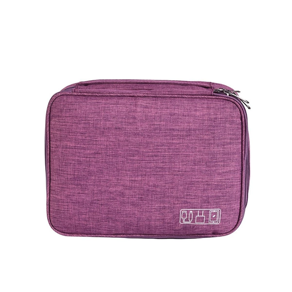 웃♧♧웃 Three-layer digital bag purple 웃♧♧웃