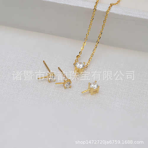 Handmade diy accessories S925 silver earrings pendant princess pendant necklace female pendant pearl empty support trend 1265