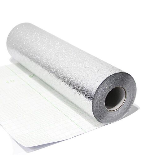 Xuanmei self-adhesive wallpaper kitchen oil-proof sticker crystal steel door film back film orange peel pattern self-adhesive wallpaper waterproof aluminum foil paper
