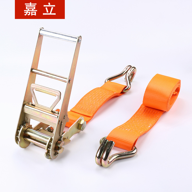 货车收紧器捆绑器货物紧绳器3寸75MM铝柄拉紧器配双钩拉力10000kg
