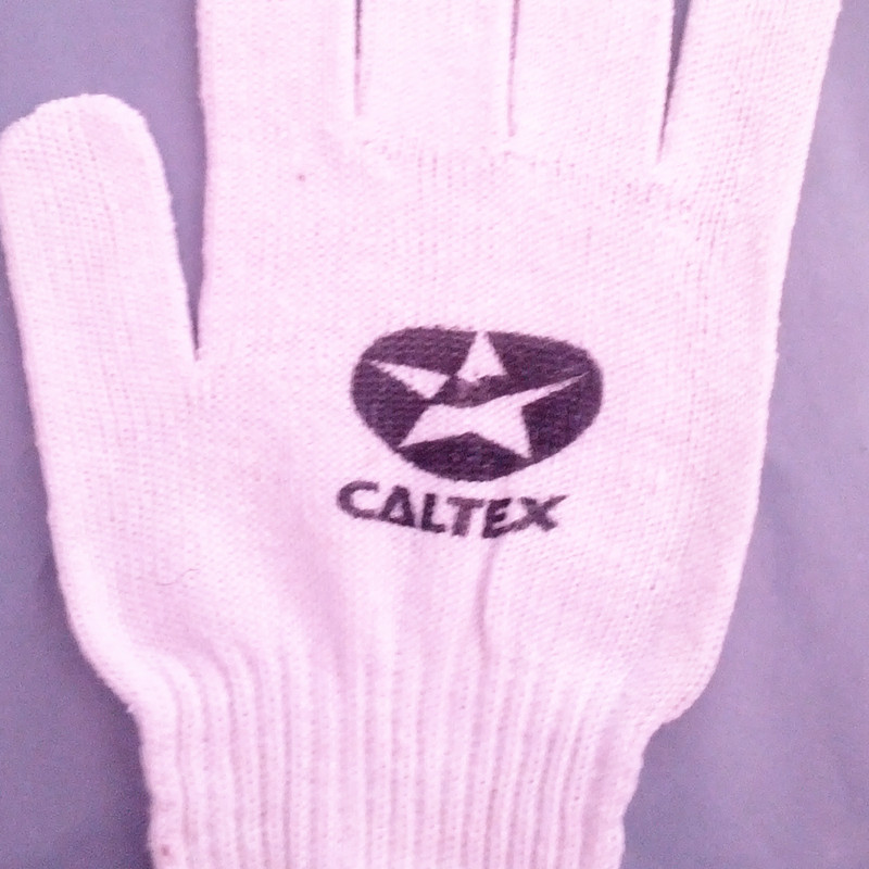 自产自销10针印字棉手套 图案文字logo棉线手套 宣传手套