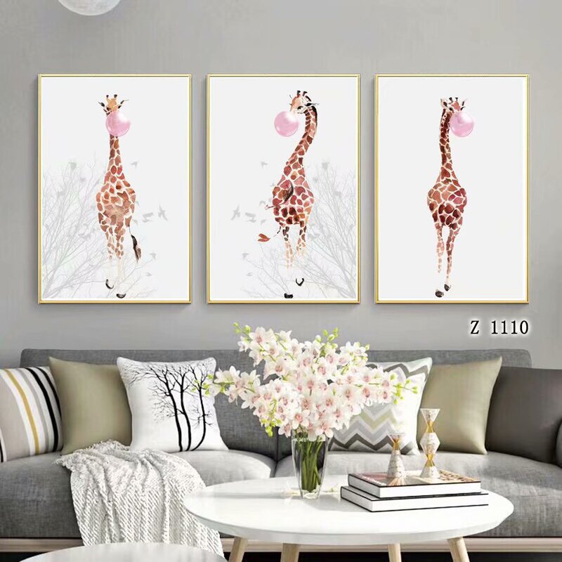 Factory direct sale price affordable all kinds of canvas frame decorative painting oil painting