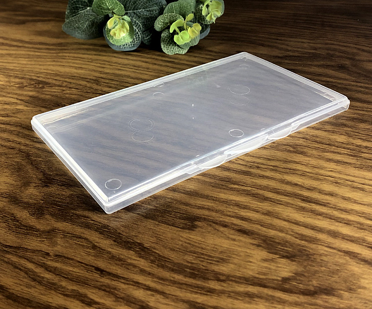 跨境透明PP塑料包装盒 扁盒 五金饰品数码配件塑胶切割片包装盒