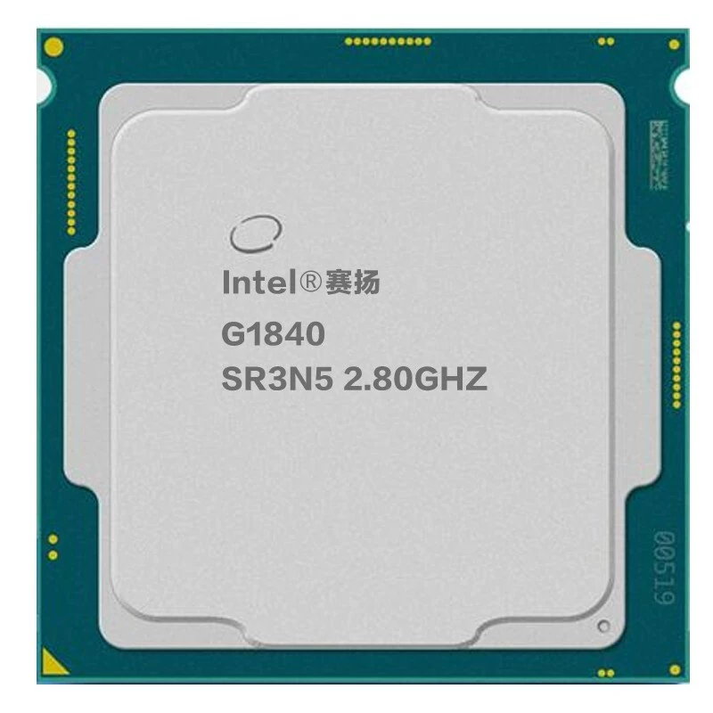 Двухъядерный G1840, интерфейс 1150, процессор (разобранный), 2 ядра, 22 нм