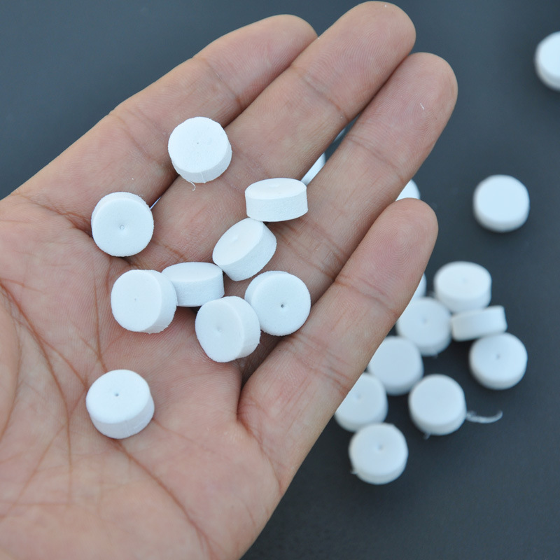 Espárragos espuma blanca anti-aguja Junta curva pendientes joyería material de embalaje bolsa plata esterlina oreja pin estera protectora