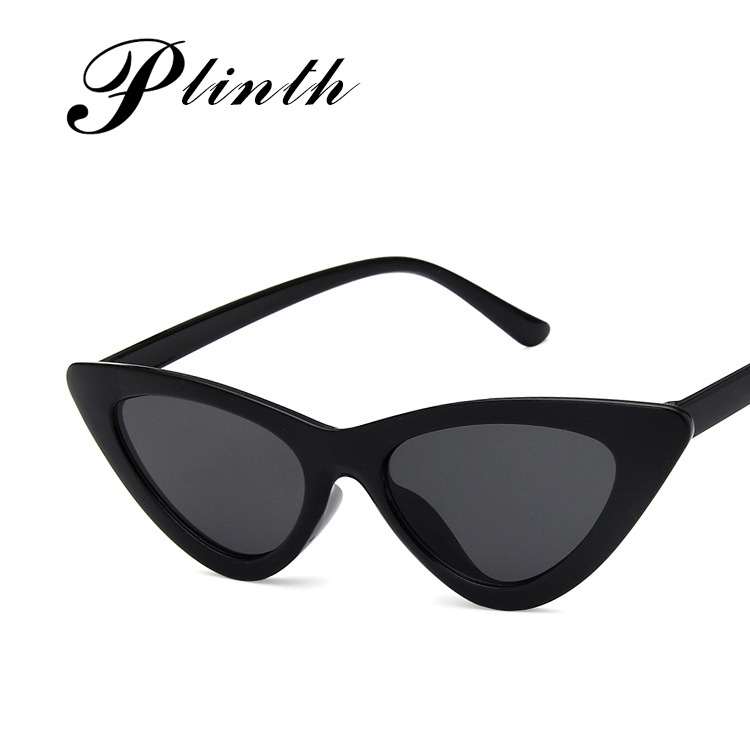 Triangle Sunglasses Cat's Eye Internet Celebrity Same Style Sunglasses Retro Trendy 2020 New Avant-garde Personalized European and American Sunglasses