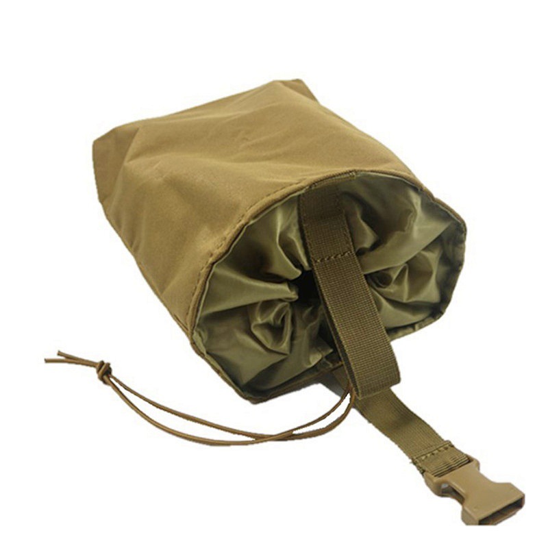 Al Aire Libre táctico plegable bolsa de reciclaje molle accesorios colgante bolsa multifuncional cintura pequeña bolsa de almacenamiento bolsa ventas directas de la fábrica