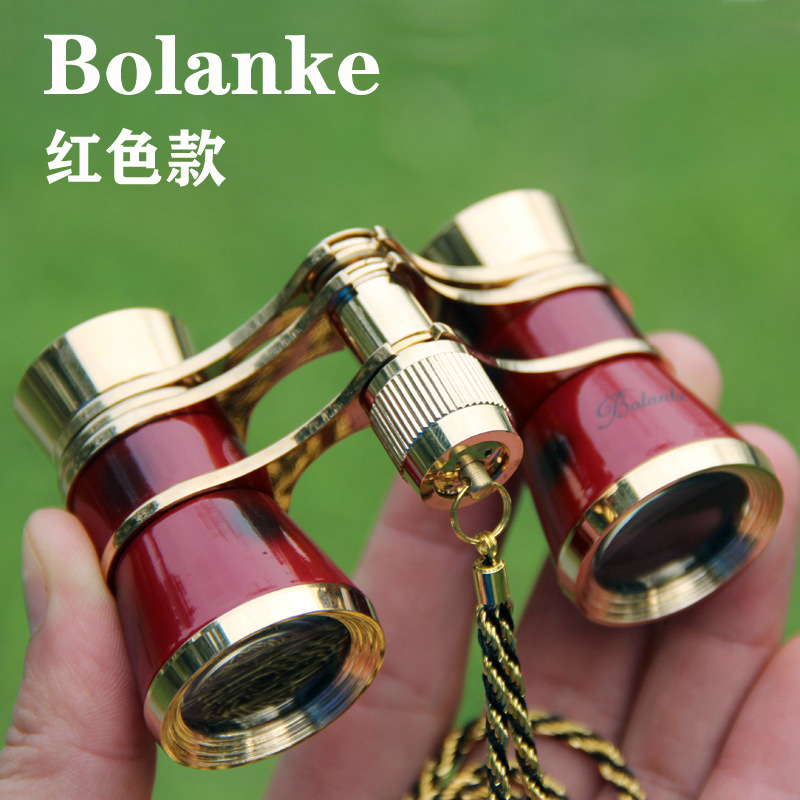 女士双筒望远镜3*25高清便携复古时尚迷你悦目话剧舞台剧观剧专用