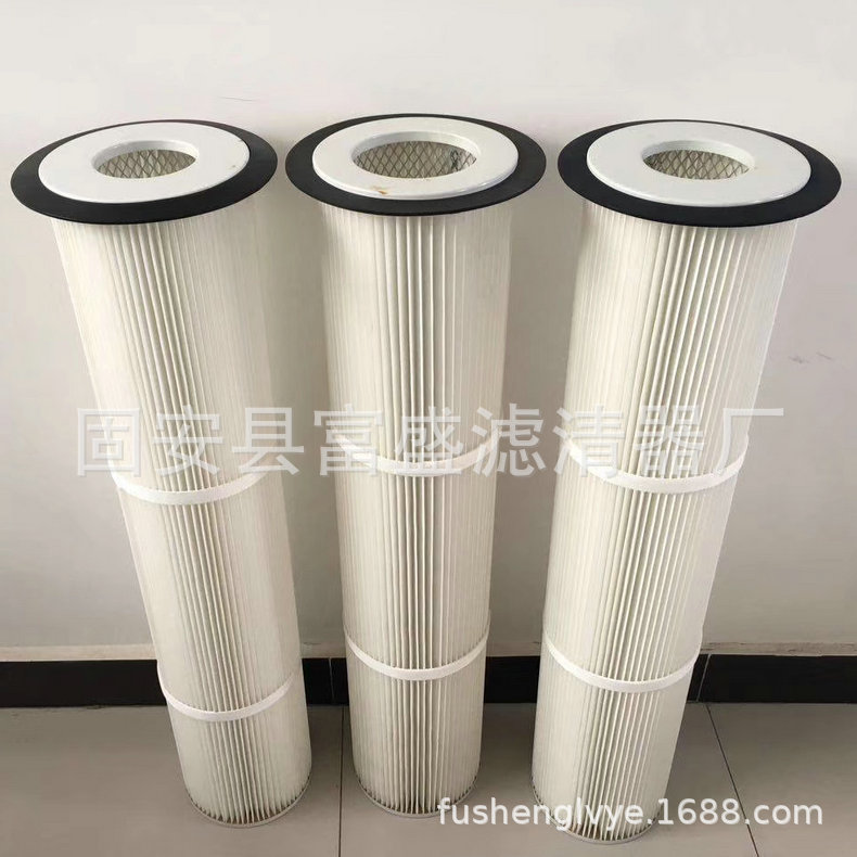 厂家供应 粉尘滤筒  PTFE 覆膜滤筒 除尘滤芯