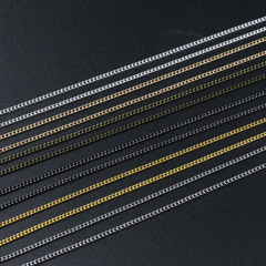 135sf加密鏈細小鏈條 吊墜飾品配鏈手鍊項鍊單扣加密5米/10米