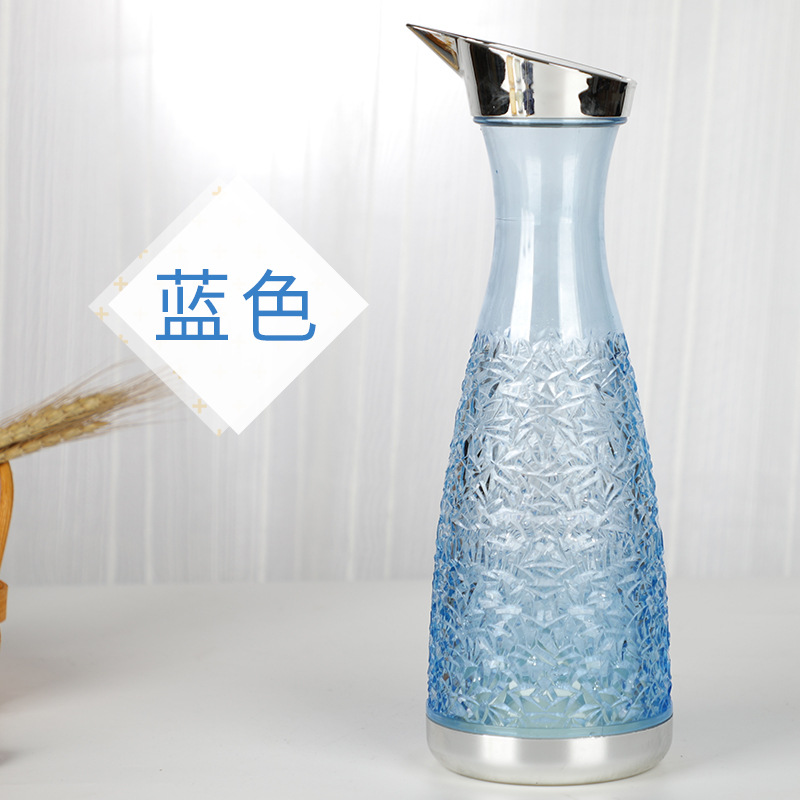 Jugo de frutas de gran capacidad de plástico jar de jugo de ciruela ácida bar bar de licor hervidor de agua fría acrílico PC resistente a la caída