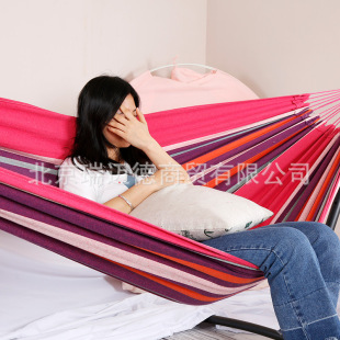 Tripolar outdoor bracket hammock outdoor indoor balcony children student canvas cotton single double swing