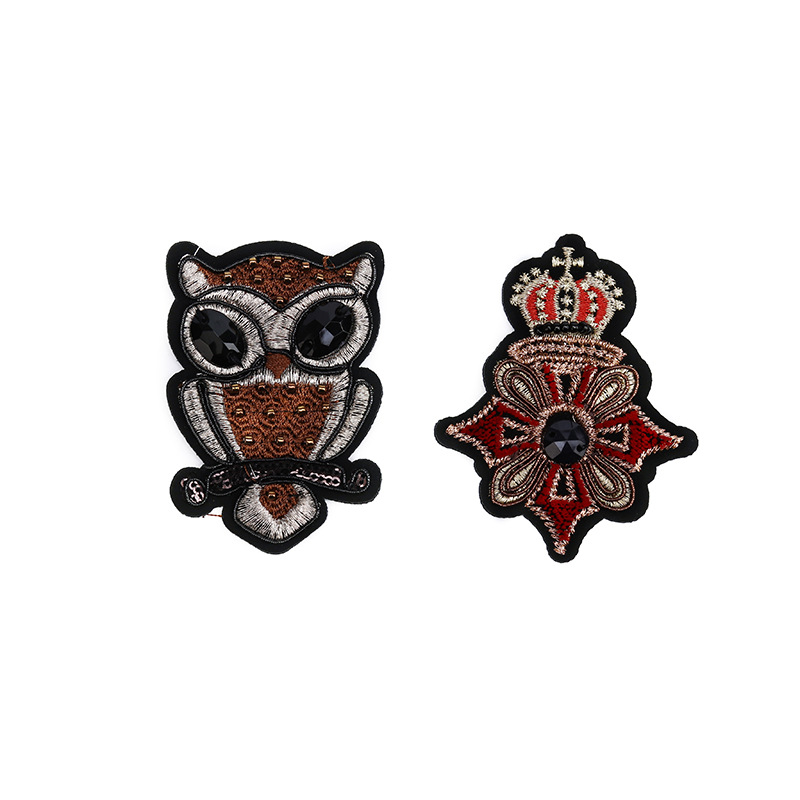 现货供应卡通绣标服装辅料服装辅件厂家直销质量保障