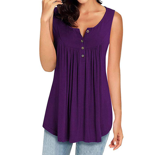 Cross-border eBay AliExpress 2024 summer hot-selling solid color 4-button women's ready-to-ship tight fashionable sexy