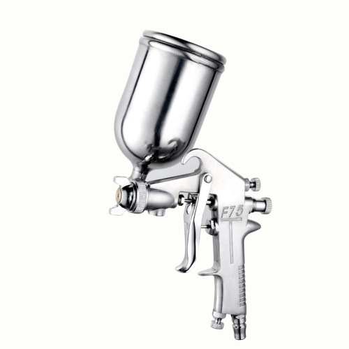 F-75 paint spray gun f75 pneumatic upper and lower kettle spray kettle furniture car paint glue high atomization spray gun aluminum