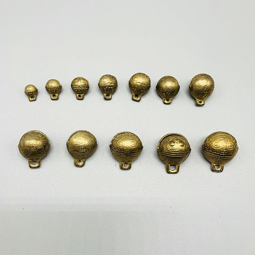 Manufacturer wholesale pet bells, dog bells, copper tiger head bells, copper bells, retro copper bells