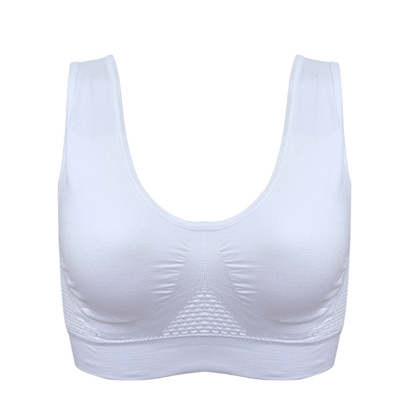 Wireless bra, breathable sports bra, yoga clothing, underwear, plus size