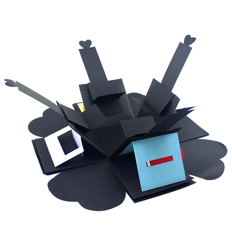 创意个性DIY手工礼盒 爆炸花朵型创意惊喜礼盒 情人节礼物包装盒