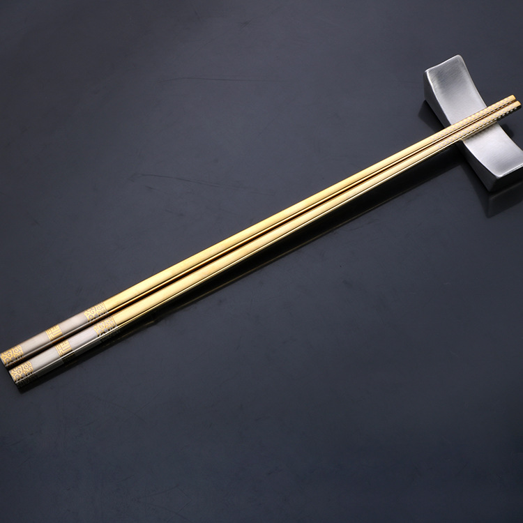 Fu carácter láser de titanio chapado en oro