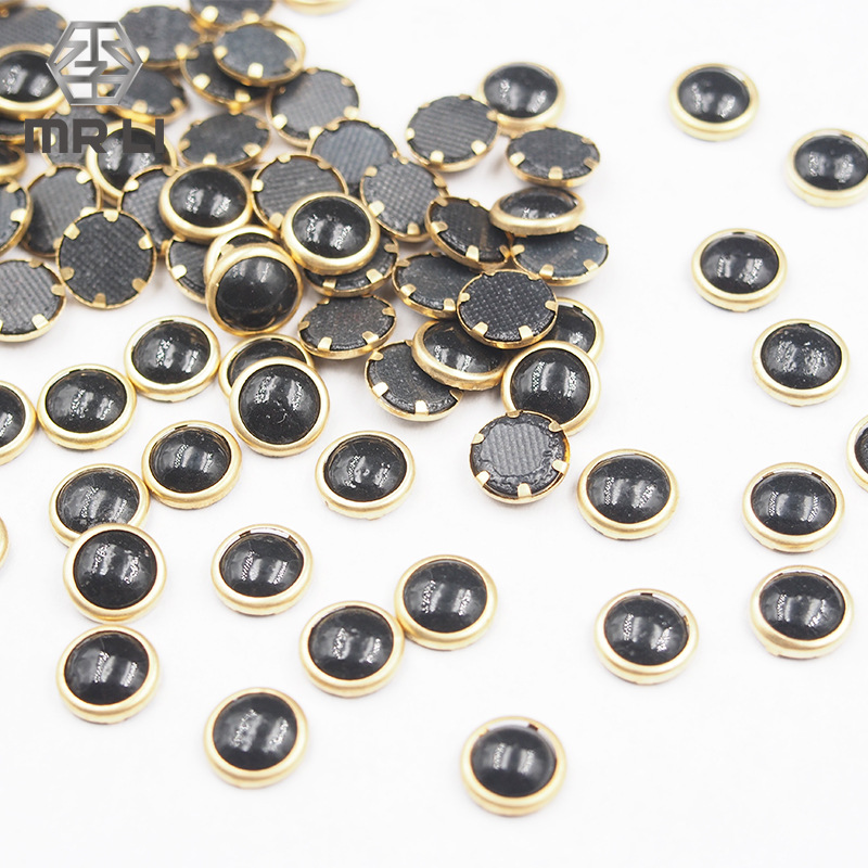 陶瓷包边烫钻批发 婚纱晚礼服黑色陶瓷烫钻烫图 辅料服装包边烫钻