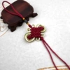 8 plates of wealth knot [burgundy red]