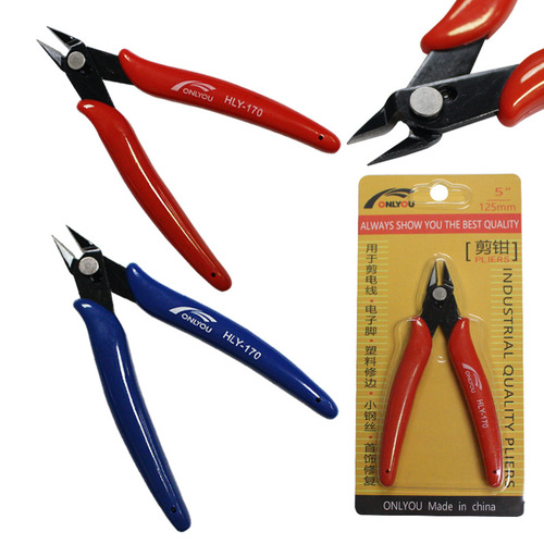 High-Quality PLATO ONLYOU HLY-170 Cutting Pliers, Bevel Pliers, Thickened Lucky Electronic Pliers, Mini Splicing Pliers