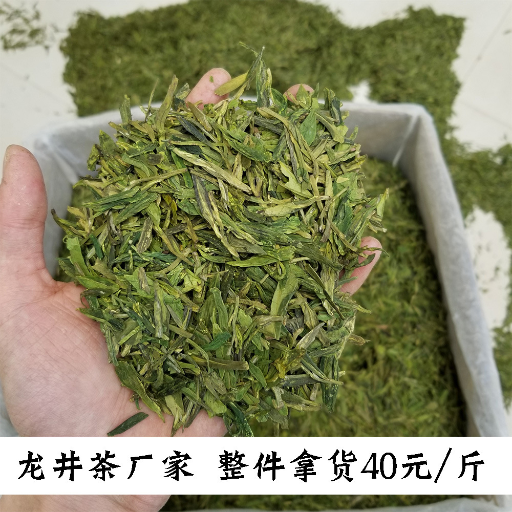 2023新茶 杭州原产地龙井茶 炒青春茶绿茶散茶批发货源浓香型500g