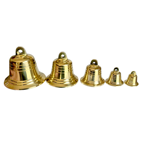 Wholesale factory copper bell, brass bell, large and small copper wind chime hanging accessories, trumpet copper bell, hanging decoration wholesale