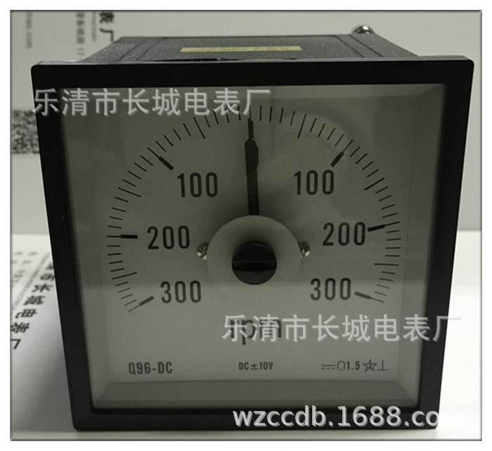 长城电表厂 F96-DC 正负300rpm DC10V  船用表 广角度 双向转速表