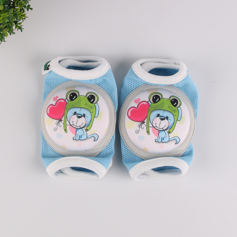 Nuevo cojín de la rodilla de los niños bebé infantil niño gateando anti-caída rodilla pad codo montar traje de protección