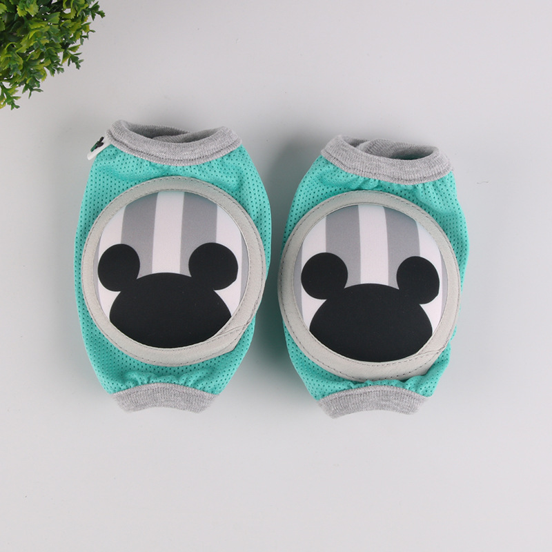 Nuevo cojín de la rodilla de los niños bebé infantil niño gateando anti-caída rodilla pad codo montar traje de protección