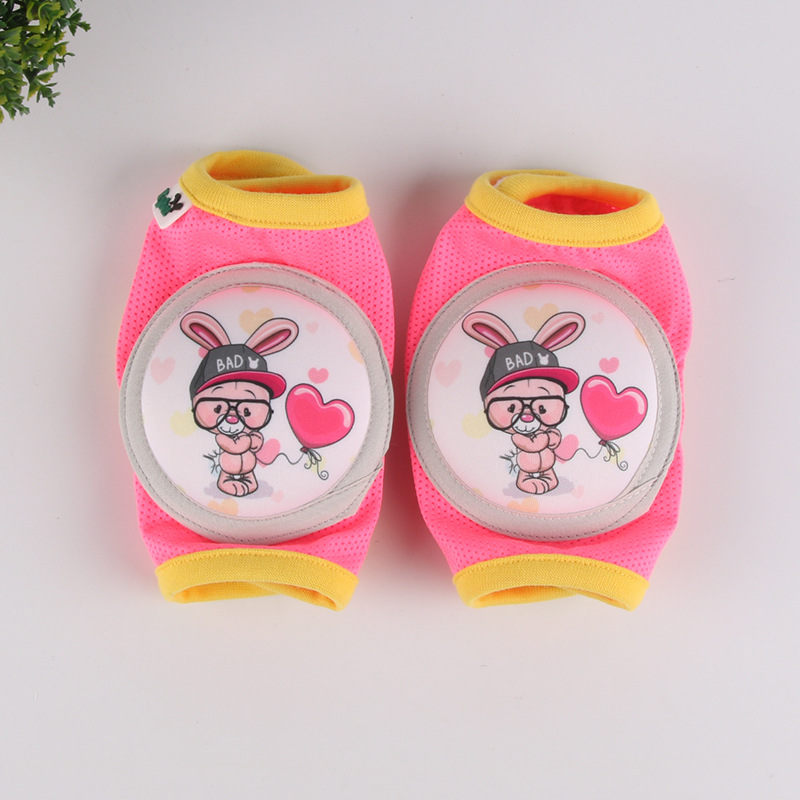 Nuevo cojín de la rodilla de los niños bebé infantil niño gateando anti-caída rodilla pad codo montar traje de protección