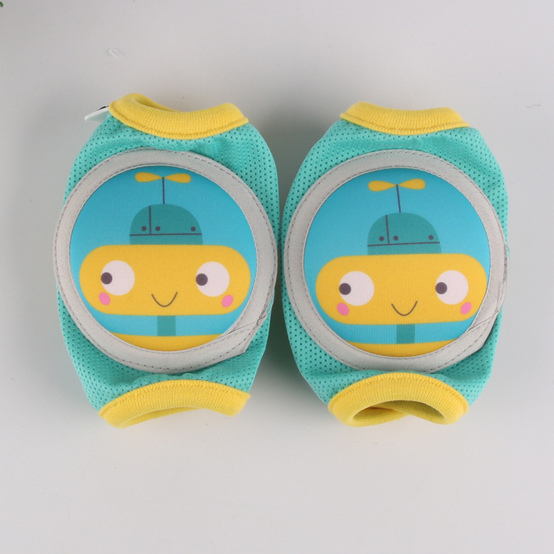 Nuevo cojín de la rodilla de los niños bebé infantil niño gateando anti-caída rodilla pad codo montar traje de protección