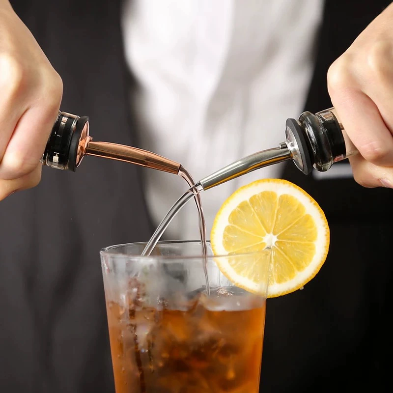 Новая пробка для бутылки с маслом из нержавеющей стали сопло для заливки масла шейка бармен дозатор аксессуары для бутылок с маслом
