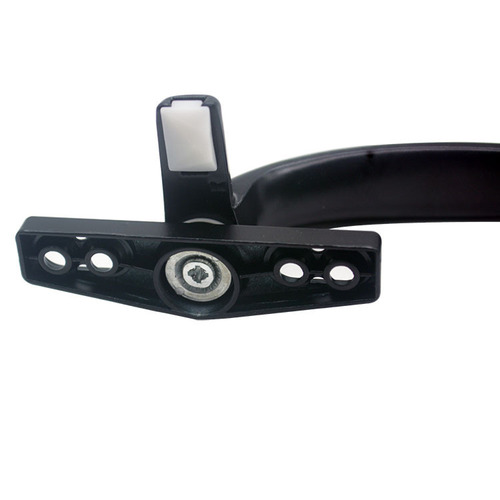 50 aluminum alloy window plastic steel casement window handle seven-character handle single-point outward opening handle lock push window handle