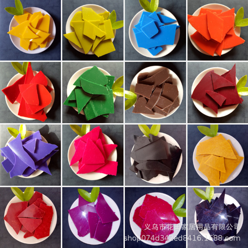 DIY Candle Dye Soy Wax Material Aromatherapy Candle Special Oil-Soluble Dye Flake Pigment Solid Pigment Block