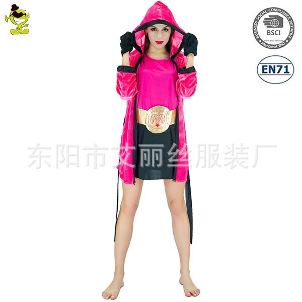 Female Boxer Stage Show Masquerade Halloween cosplay Boxer cosplay Costume