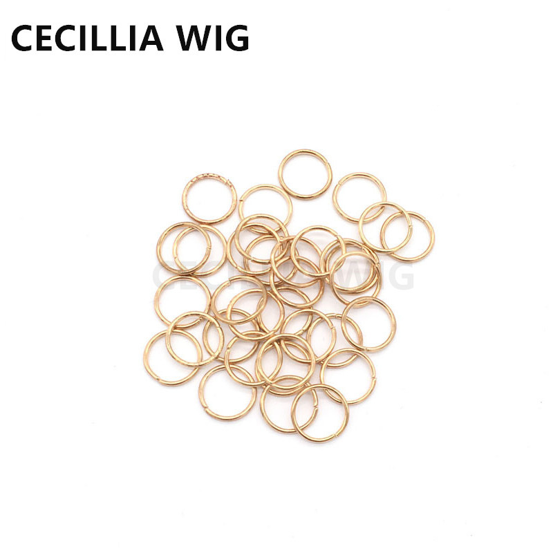 Peluca negra joyería anillo Africano Twist trenza de primavera trenza de tres hilos trenza hueca anillo de extensión de cabello trenza sucia anillo decorativo