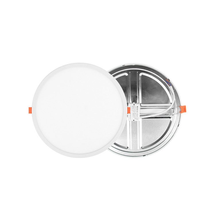 LED ultrafino downlight lámpara del panel agujero ajustable agujero libre cuadrado redondo techo agujero lámpara de techo 6-pulgadas 12W image 7