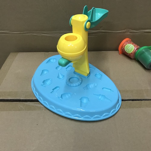 Children's creative diy plasticine sticky set ice cream machine clay tool mold play house clay toys