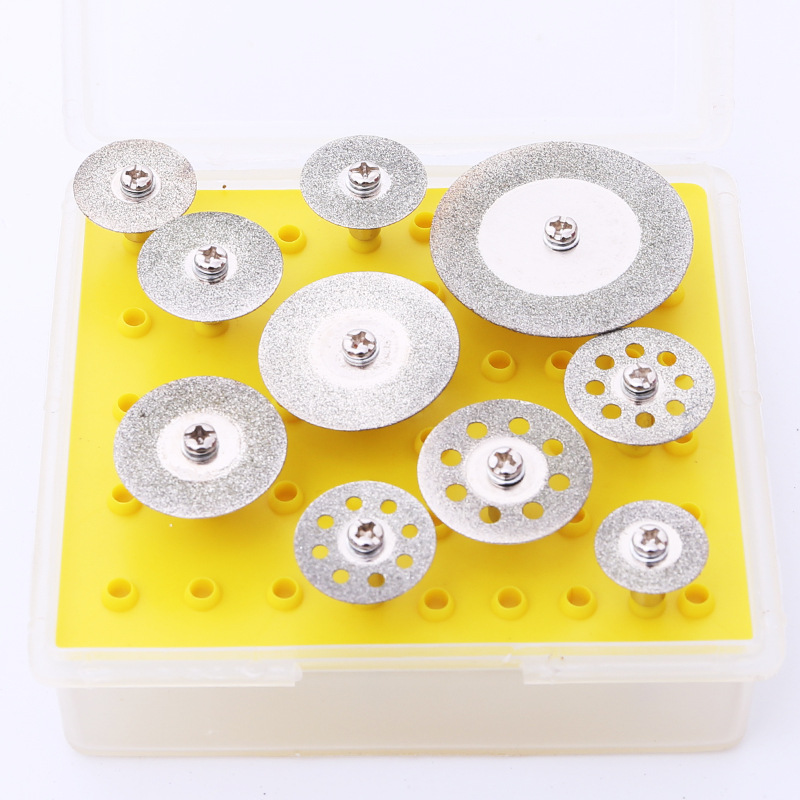 电镀金刚石牙磨片小型陶瓷五金磨砂锯片多规格超薄玉石玻璃打磨片