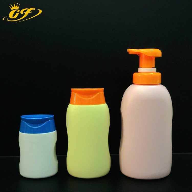 厂家供应200ml儿童洗发水沐浴露瓶 100ml翻盖润肤瓶 pe塑料瓶包装