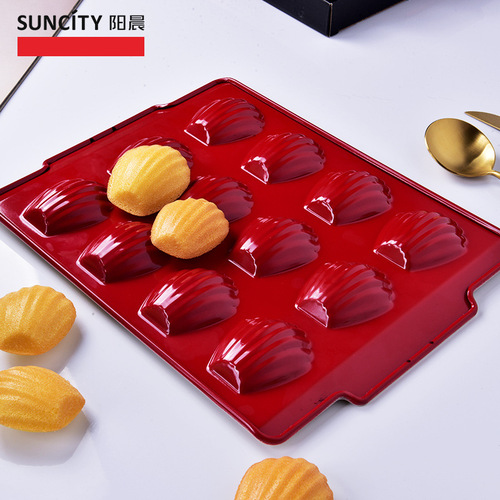 12-piece cake mold chocolate madeleine shell muffin muffin baking pan household baking mold